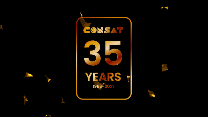 Consat 35 years plack