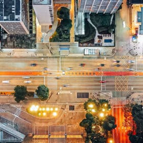 city scape seen from above